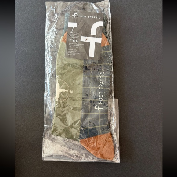 Foot Traffic Men's Casual Socks - Green - Picture 4 of 6